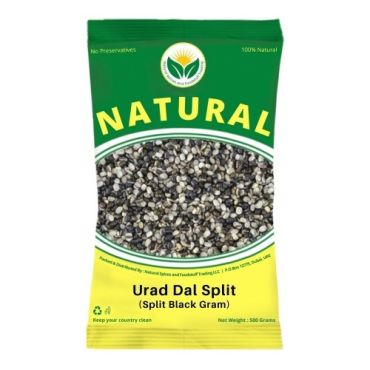 Natural Spices Urad Dal Black, 500 g (Split)